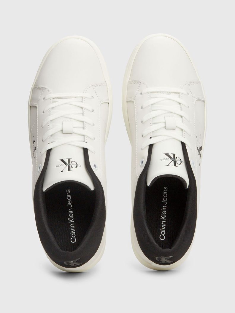 Zapatilla Cuero Classic Cupsole Low Blanco Calvin Klein-2