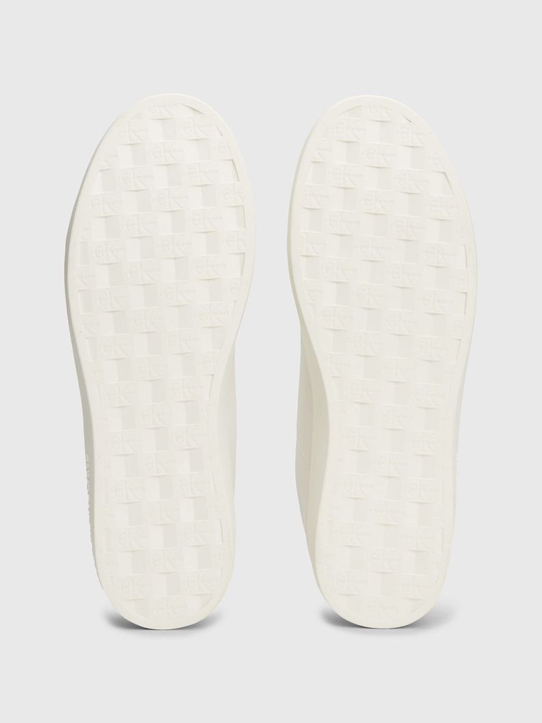 Zapatilla Cuero Classic Cupsole Low Blanco Calvin Klein-3
