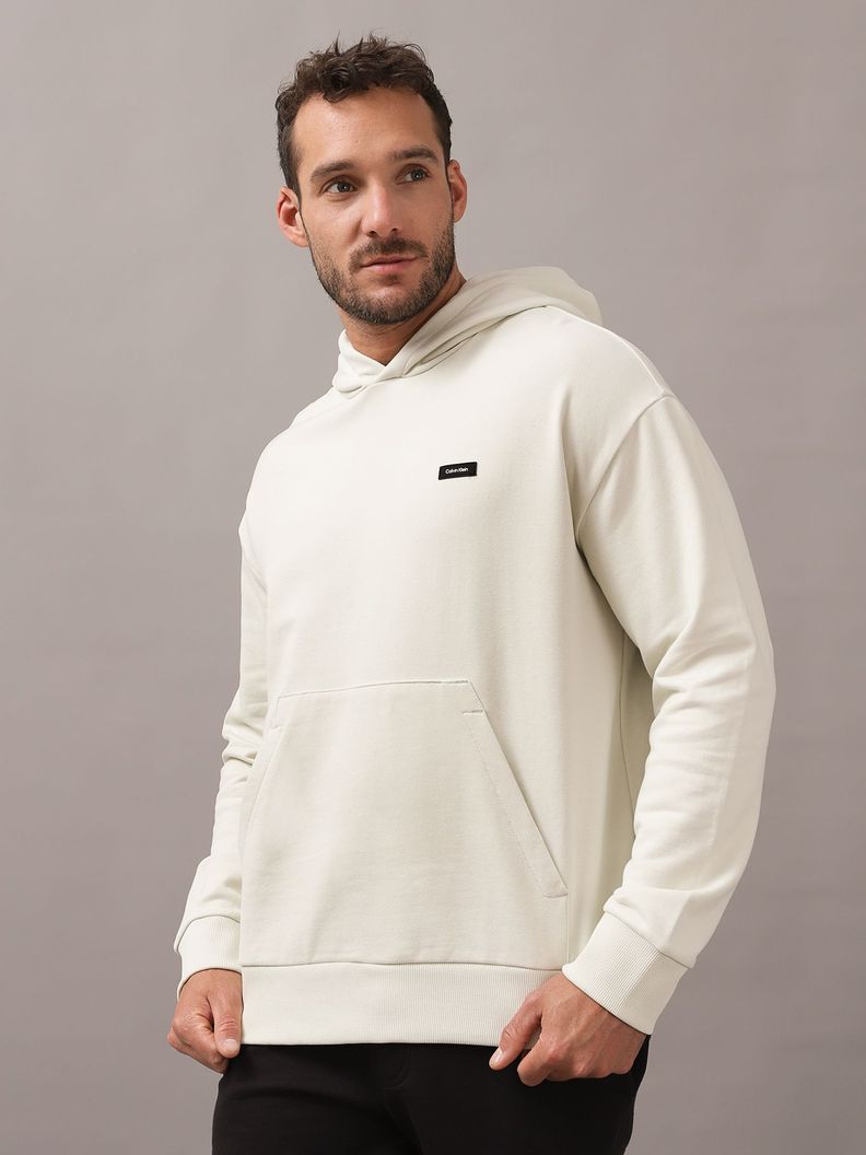 Polerón con Gorro Cotton Comfort Blanco Calvin Klein-0