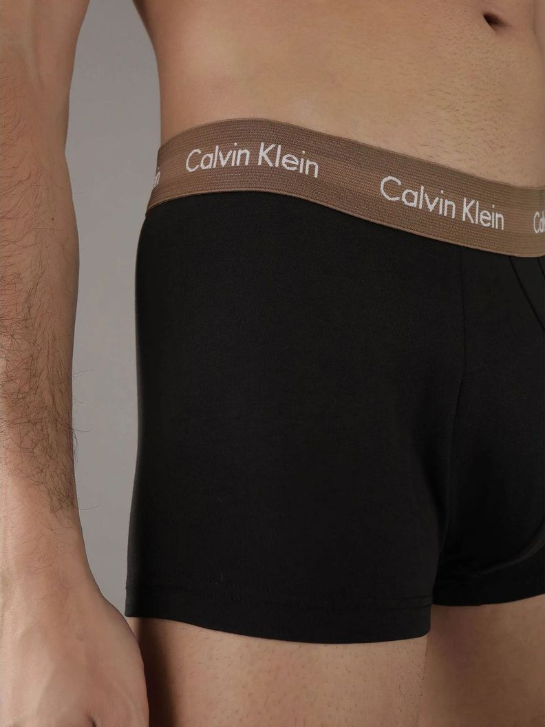 Pack 3 Bóxer Low Rise Trunk Stretch Negro Calvin Klein-4