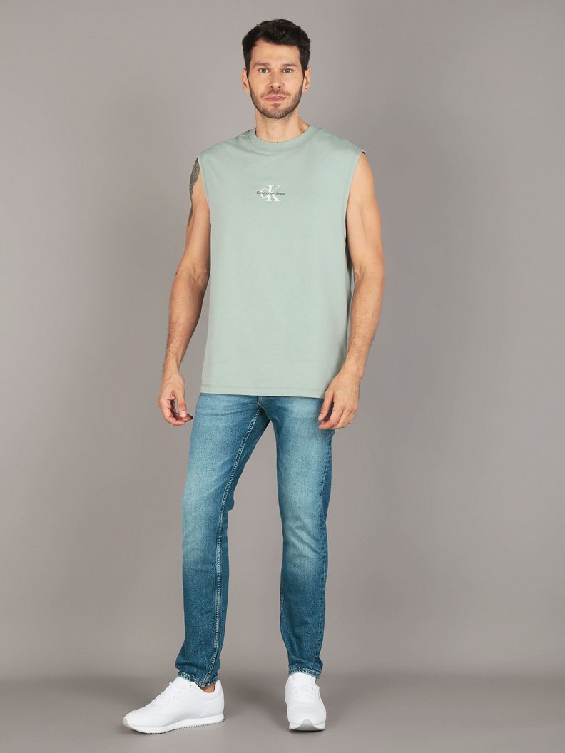 Polera Sin Mangas Monologo Verde Calvin Klein-1