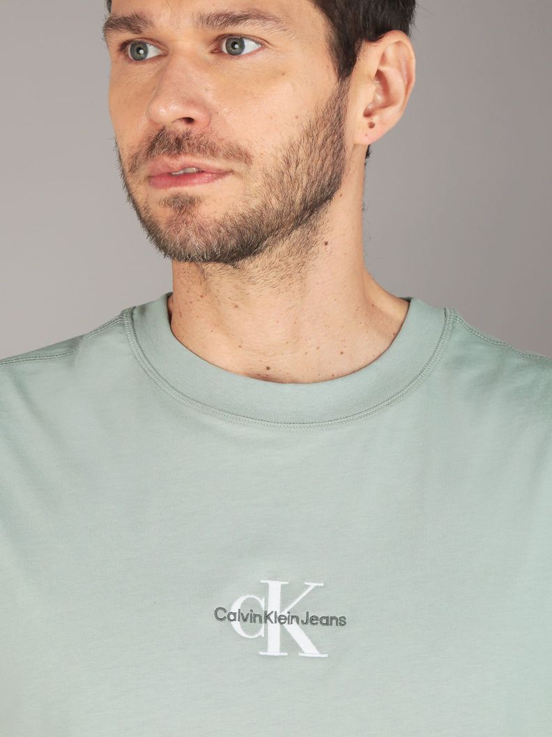 Polera Sin Mangas Monologo Verde Calvin Klein-3