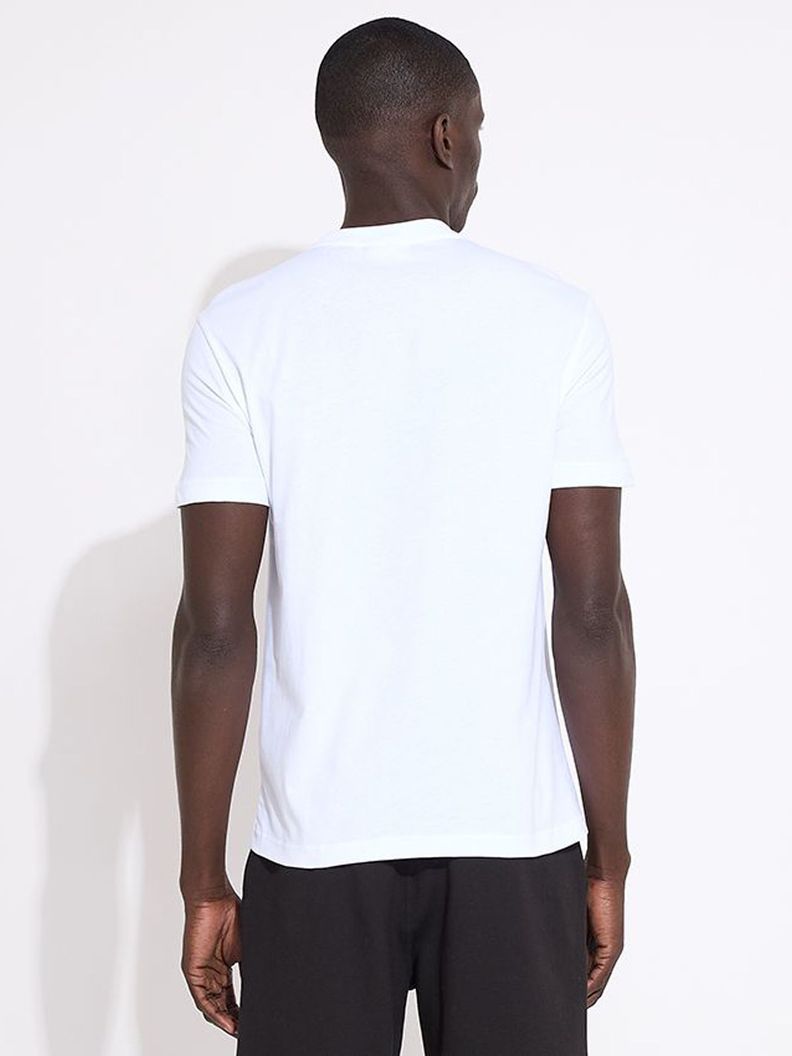 Polera Grafica Hombre Blanco Calvin Klein-2