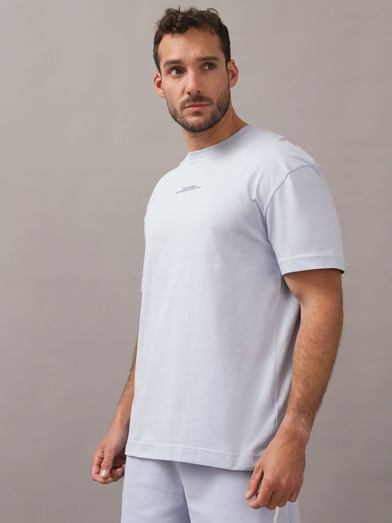 Polera Linear Back Graphic Azul Calvin Klein