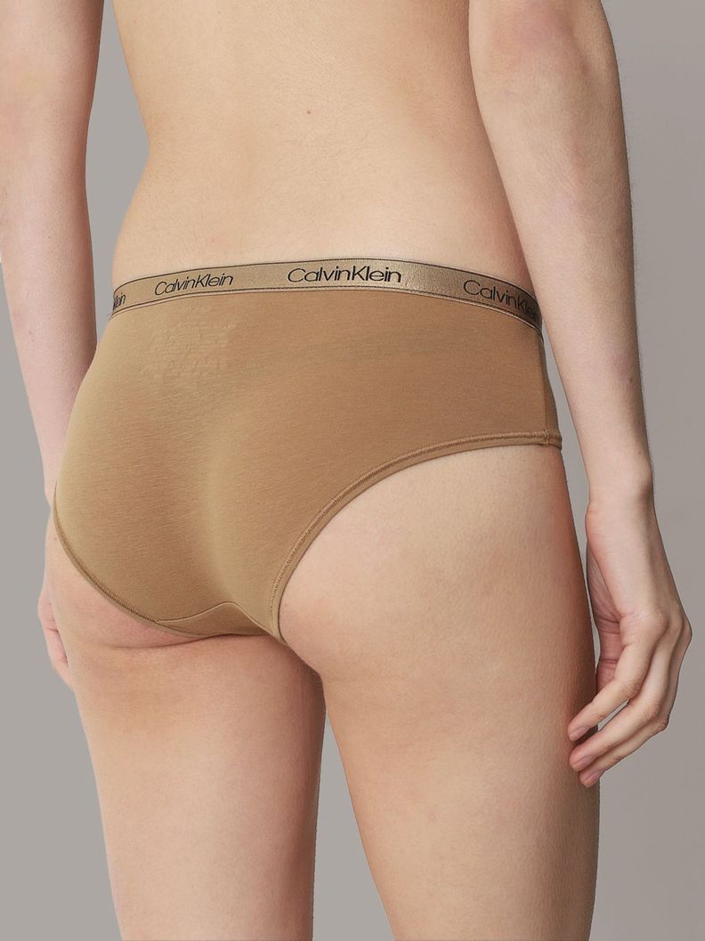 Calzón Hipster Cotton Essential Café Calvin Klein-1