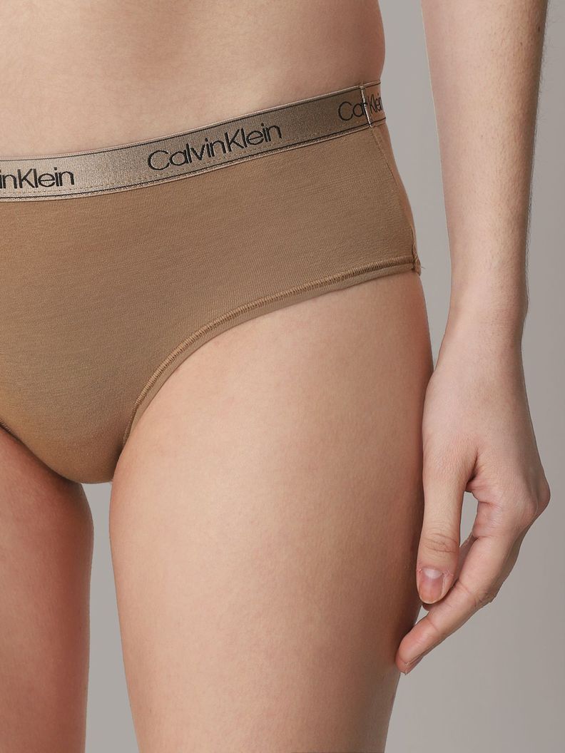 Calzón Hipster Cotton Essential Café Calvin Klein-2