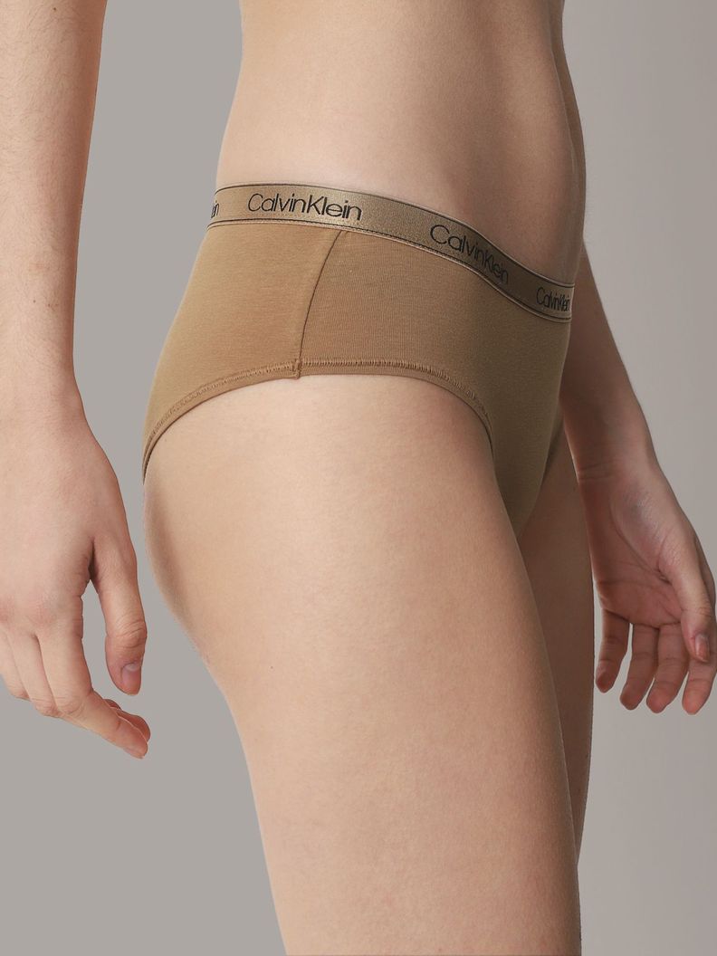 Calzón Hipster Cotton Essential Café Calvin Klein-3