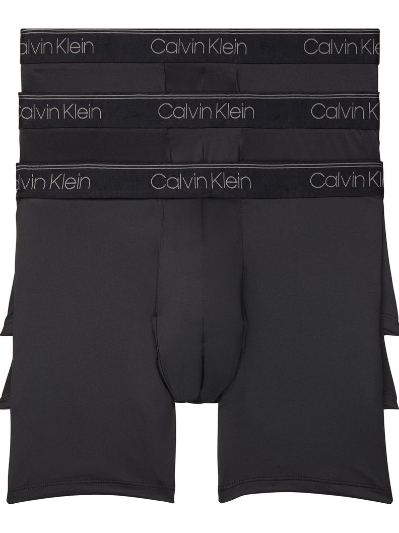 Pack 3 Bóxer Brief Micro Stretch Negro Calvin Klein-0