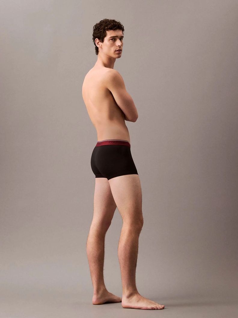 Pack 3 Bóxers Low Rise Trunk Micro Negro Calvin Klein-2