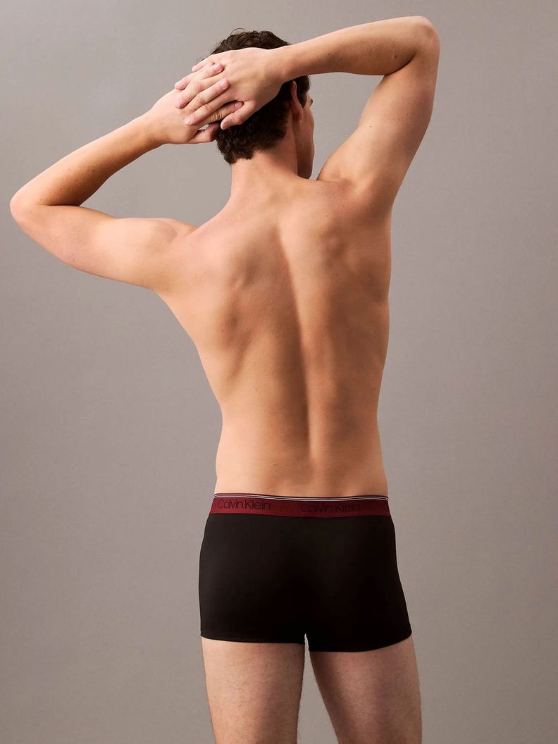 Pack 3 Bóxers Low Rise Trunk Micro Negro Calvin Klein-3