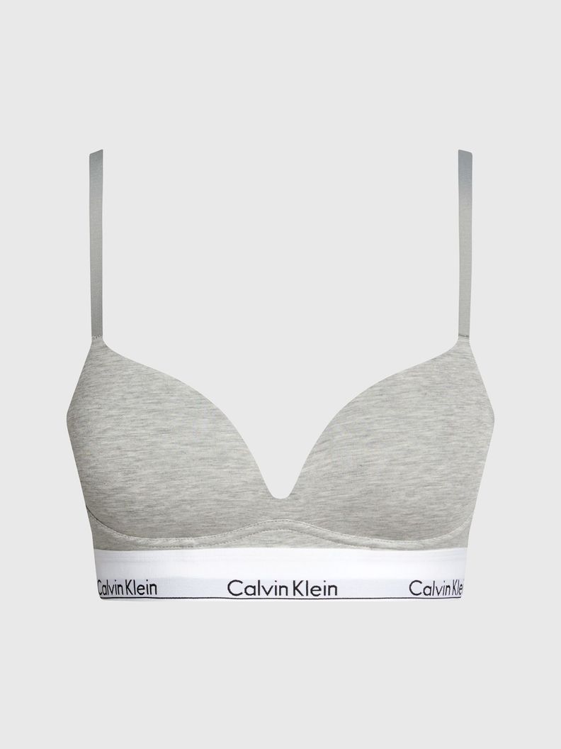 Brasier Push Up Modern Cotton Gris Calvin Klein-4