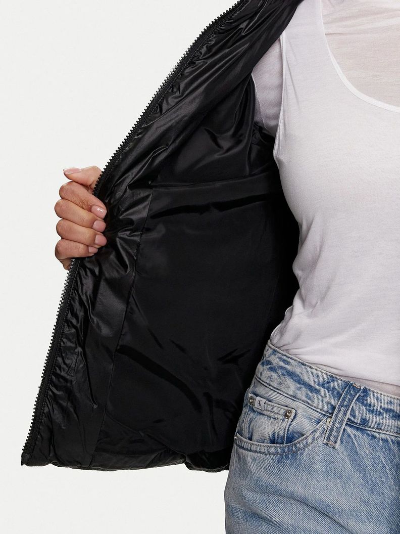 Parka Padded Fitted Negro Calvin Klein-5