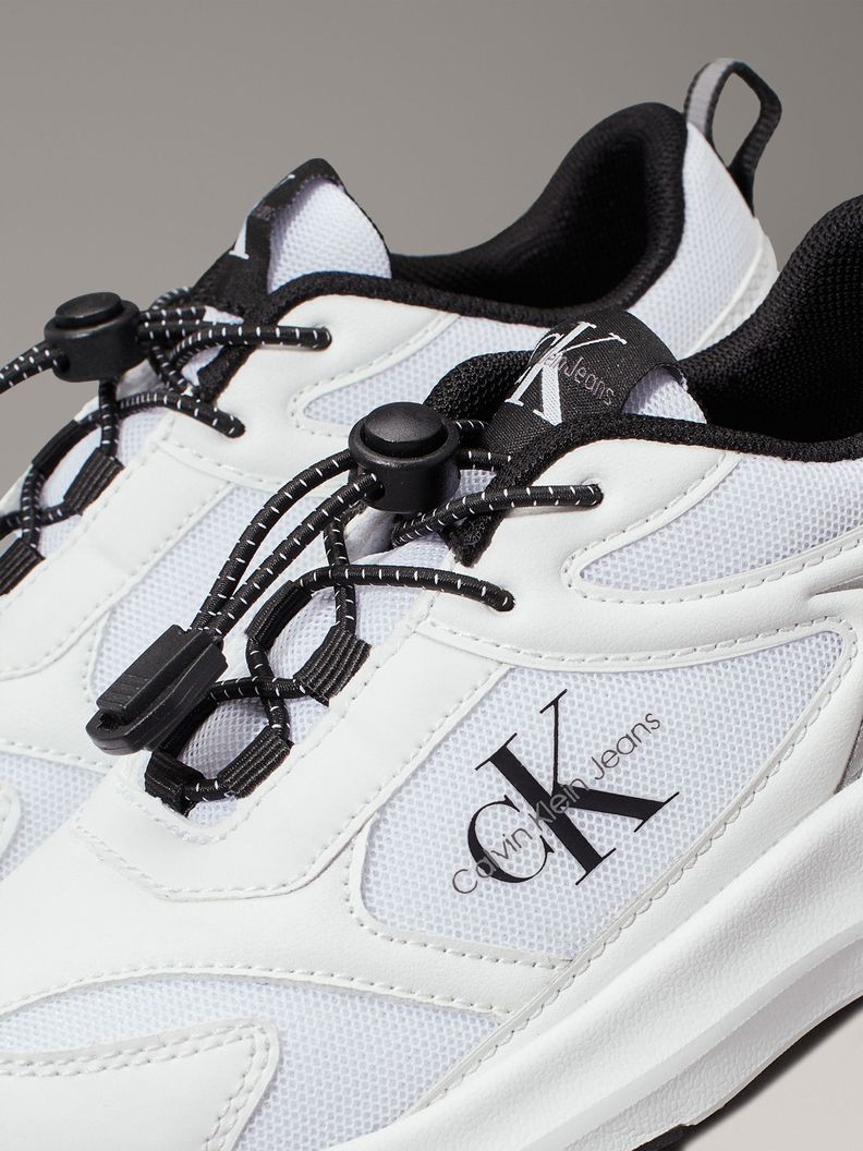 Zapatillas Niño Low Cut Lace-Up Blanco Calvin Klein-6