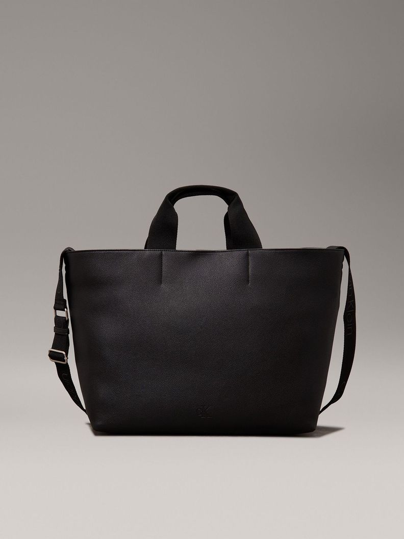 Cartera Tote Over Webbing Negro Calvin Klein-0