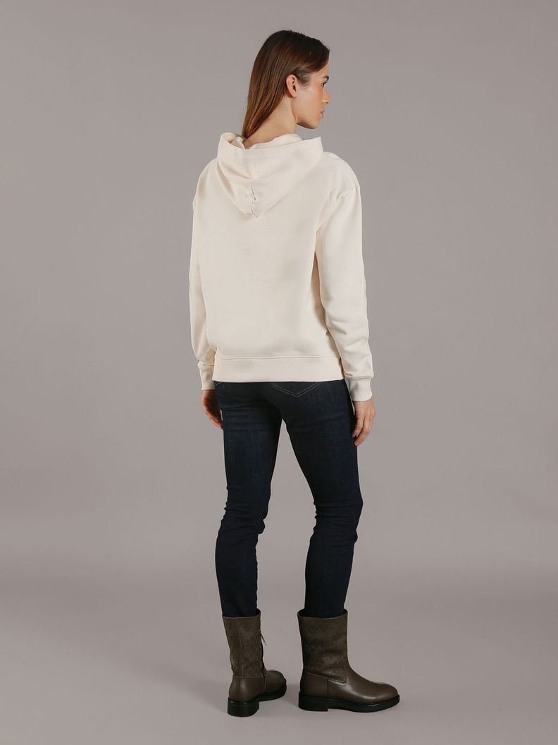 Poleron con Gorro Hero Logo Beige Calvin Klein-2