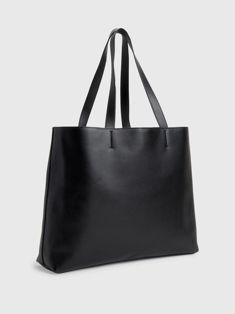 Cartera Sculpted Slim Tote Negro Calvin Klein-1