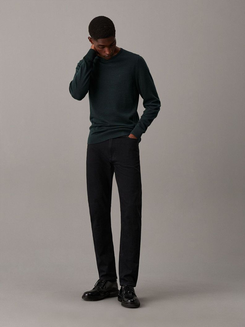 Sweater Merino Rws Crew Neck Sweater Verde Calvin Klein-1