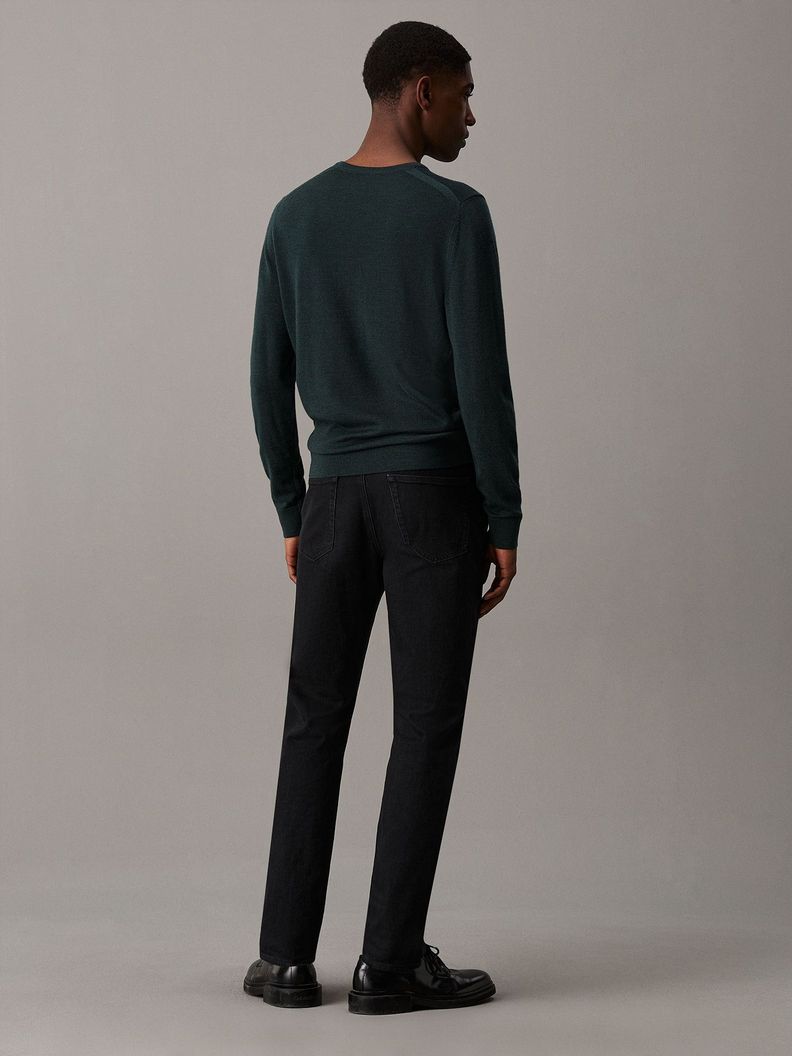 Sweater Merino Rws Crew Neck Sweater Verde Calvin Klein-2