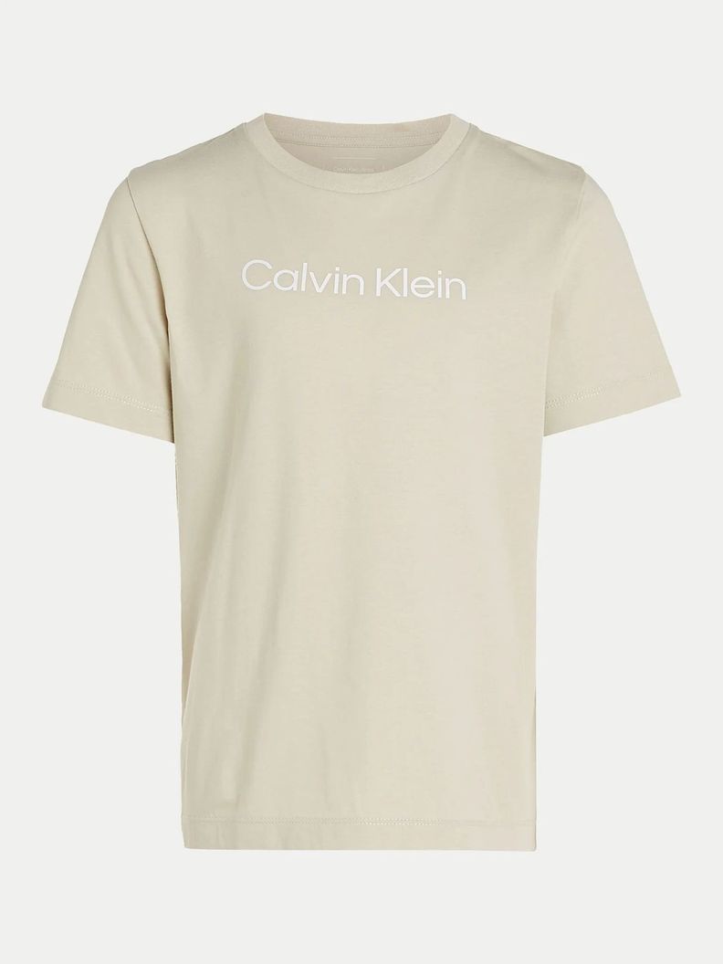 Polera Niño Logo Beige Calvin Klein-4