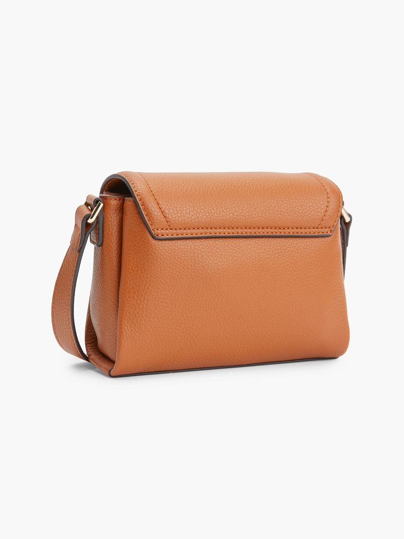 Cartera Ck Elevated Crossbody Café Calvin Klein-1