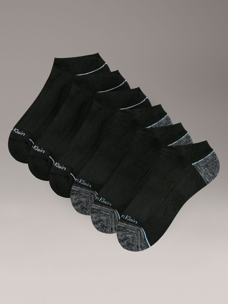Pack 6 Calcetines Cushion Show Negro Calvin Klein-0