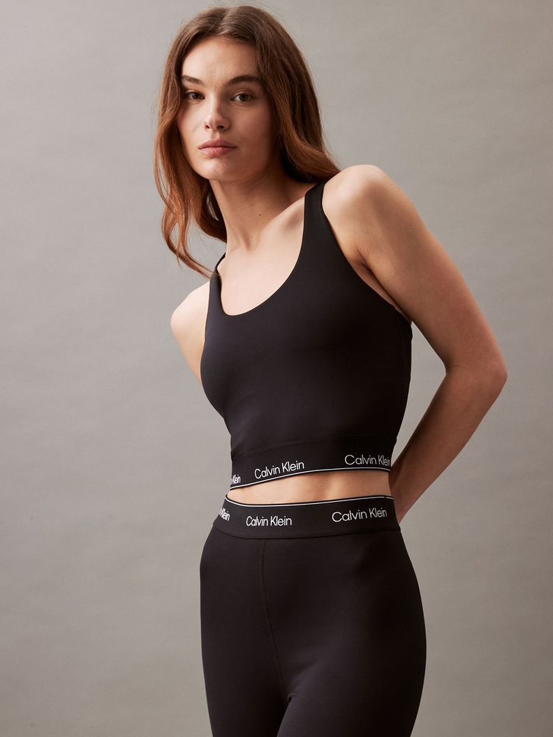 Polera Cropped CK Sport Negro Calvin Klein-0