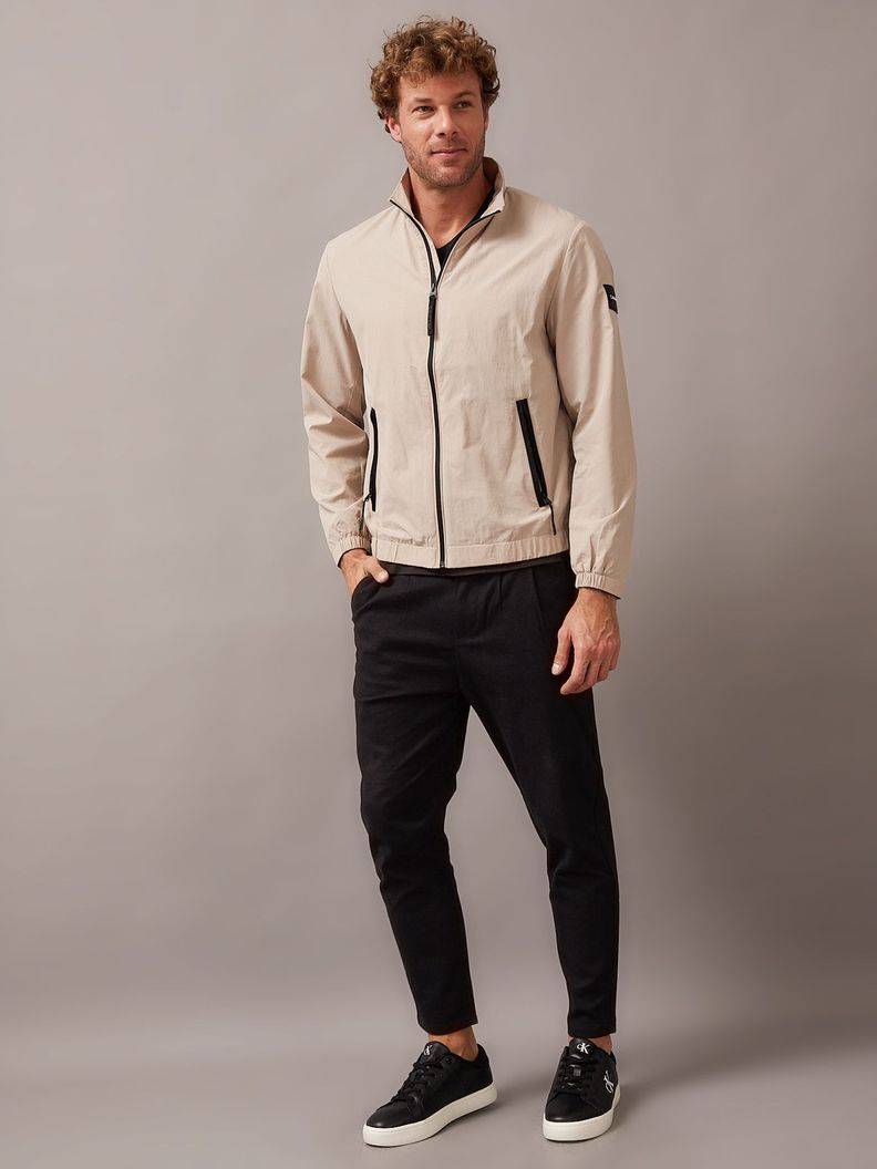 Chaqueta Recycled Crinkle Beige Calvin Klein-1