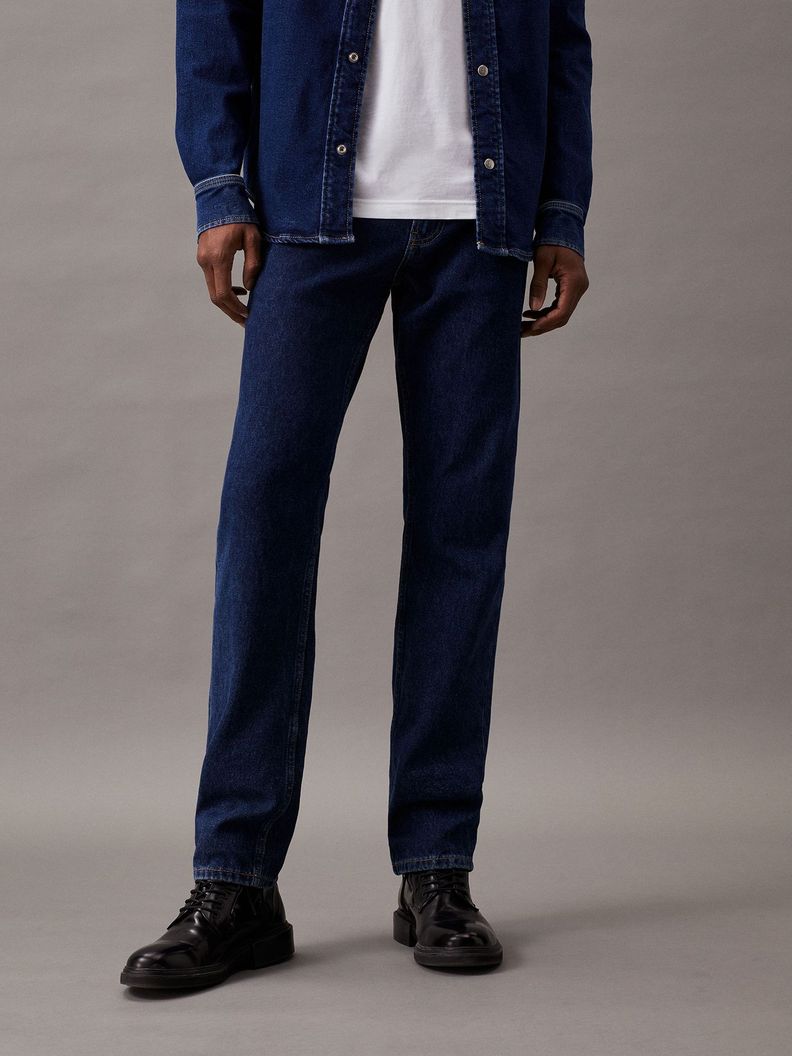Jeans Slim Taper Hombre Azul Calvin Klein-0