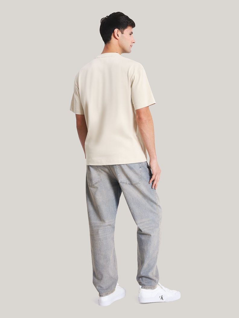 Polera Embroidered Emblem Beige Calvin Klein-2