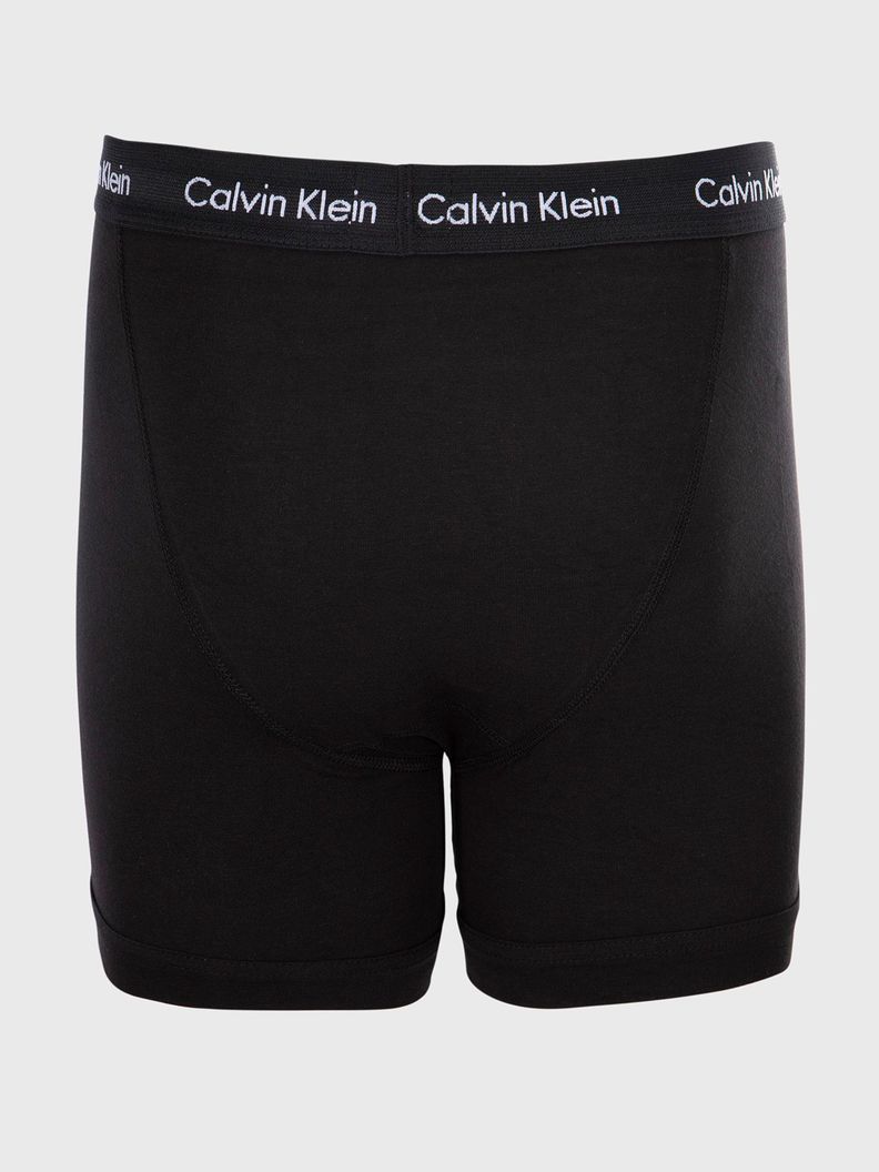 Pack 3 Bóxers Largos - Stretch Negro Calvin Klein-2