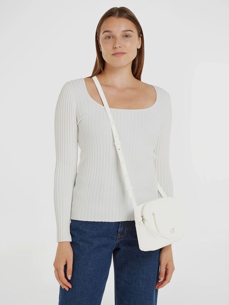 Bandolera Ck Daily Blanco Calvin Klein-4