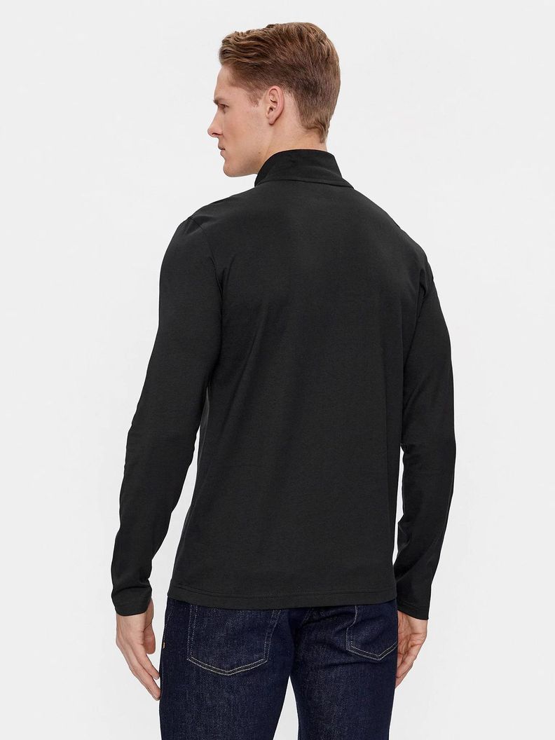 Polera Ls Smooth Cotton Negro Calvin Klein-2