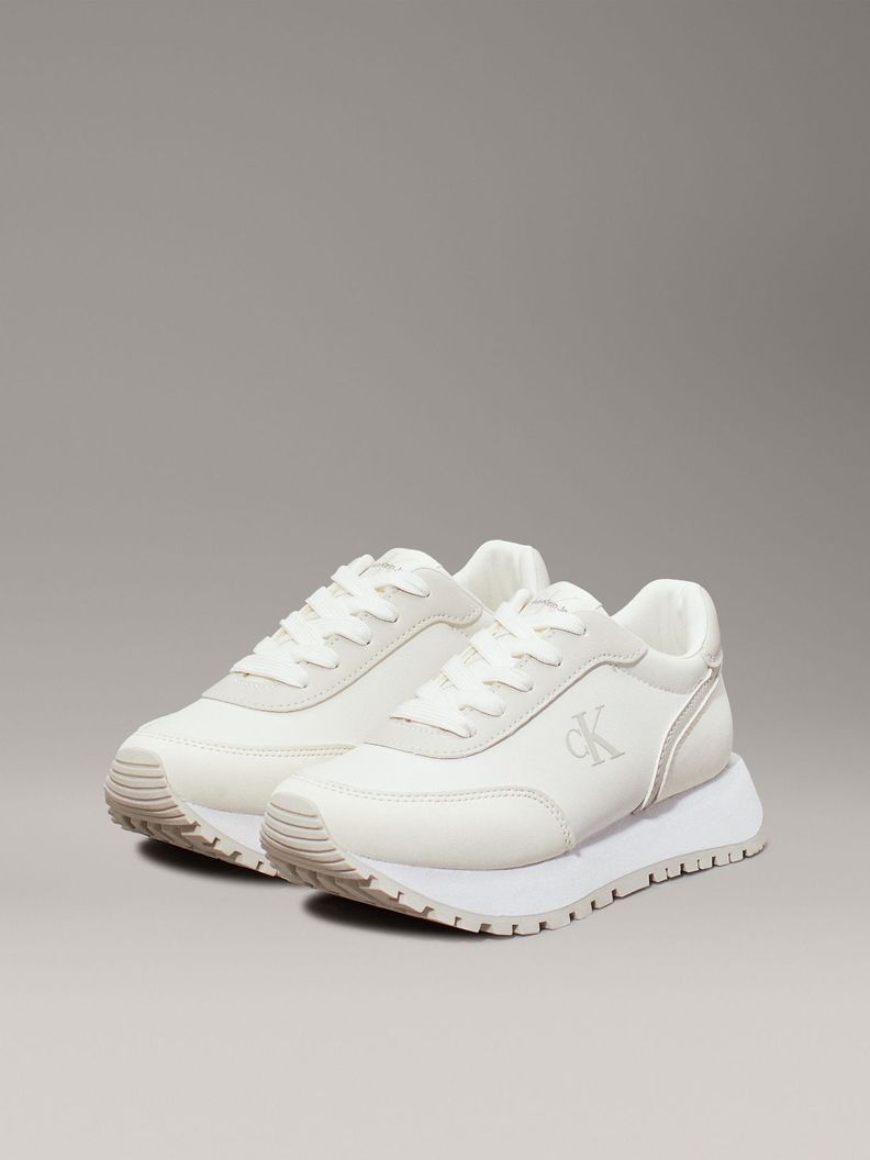Zapatillas Niña Low Cut Lace-Up Blanco Calvin Klein-0