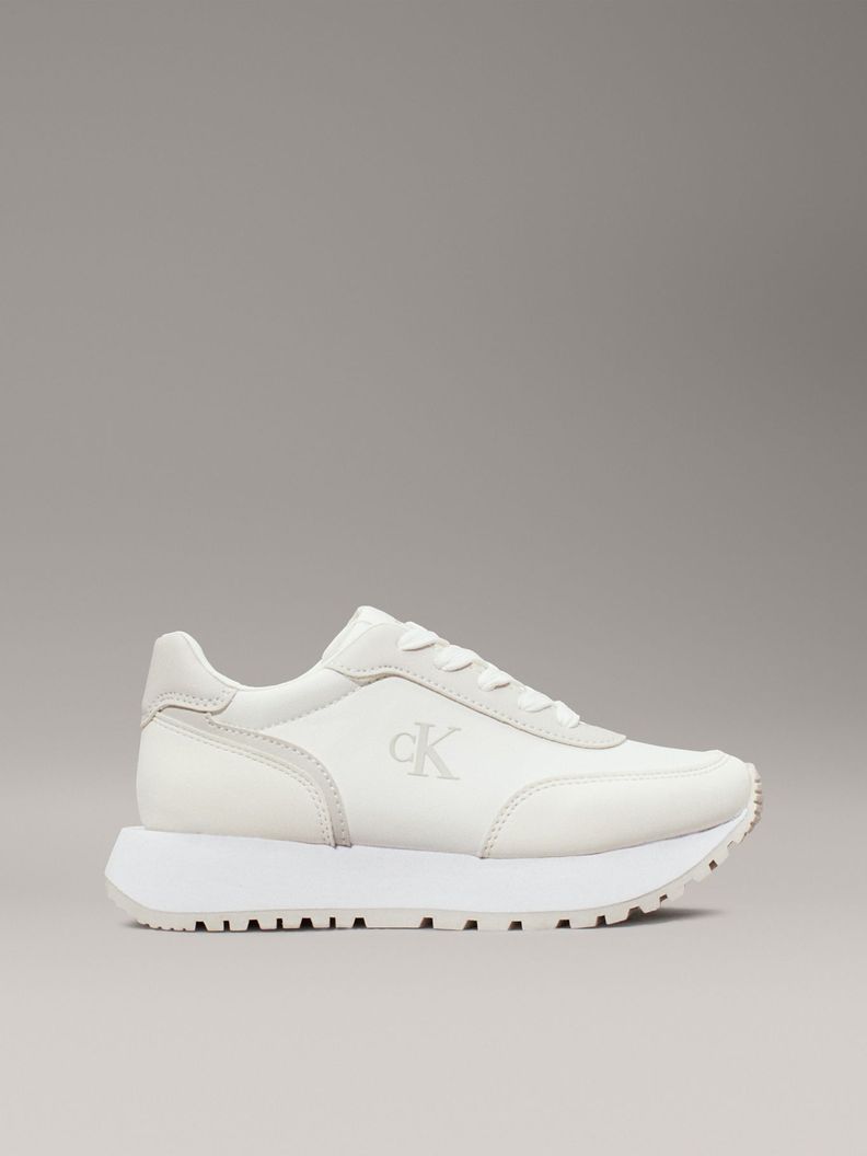 Zapatillas Niña Low Cut Lace-Up Blanco Calvin Klein-4