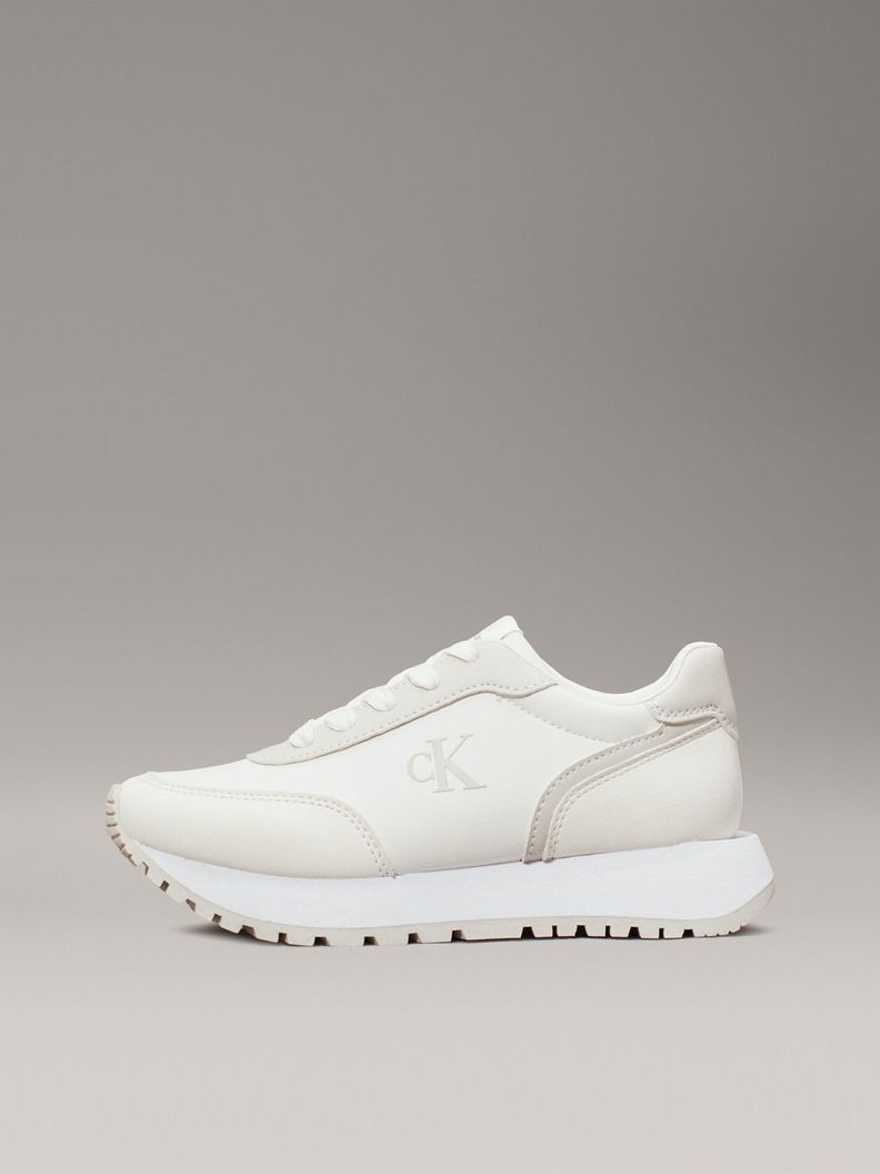 Zapatillas Niña Low Cut Lace-Up Blanco Calvin Klein-5