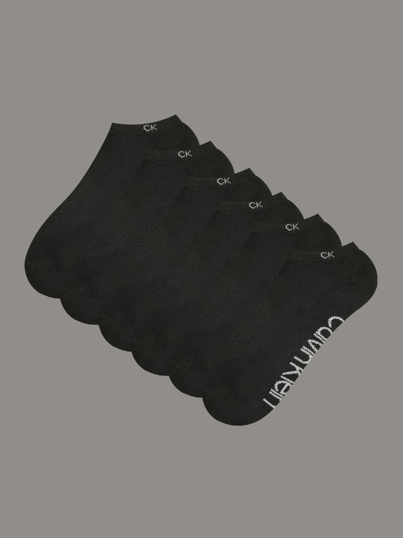 Pack 6 Calcetines Terry Cushion Negro Calvin Klein-0