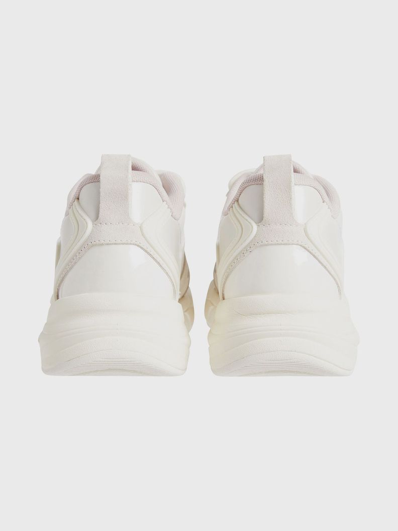 Zapatillas Tennis Low Lace Ml Mix Blanco Calvin Klein-3