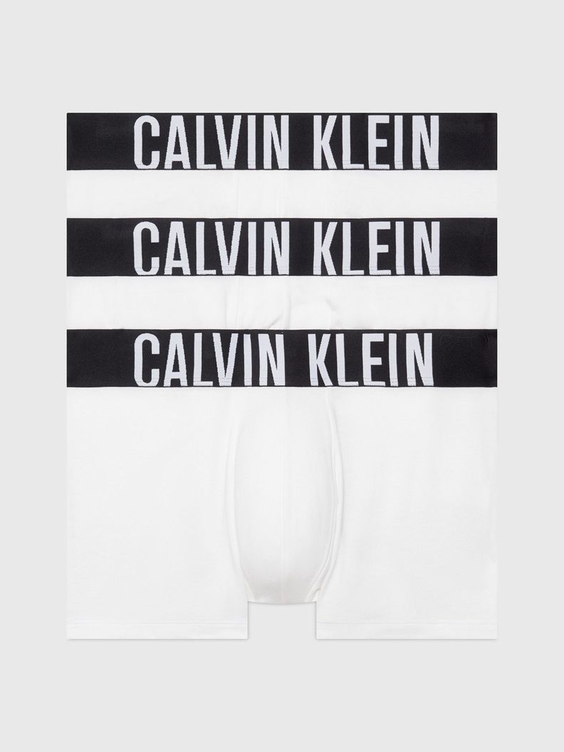 Pack 3 Bóxers Trunk Intense Power Blanco Calvin Klein-0