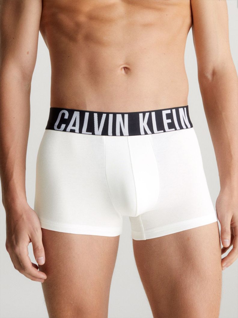 Pack 3 Bóxers Trunk Intense Power Blanco Calvin Klein-1