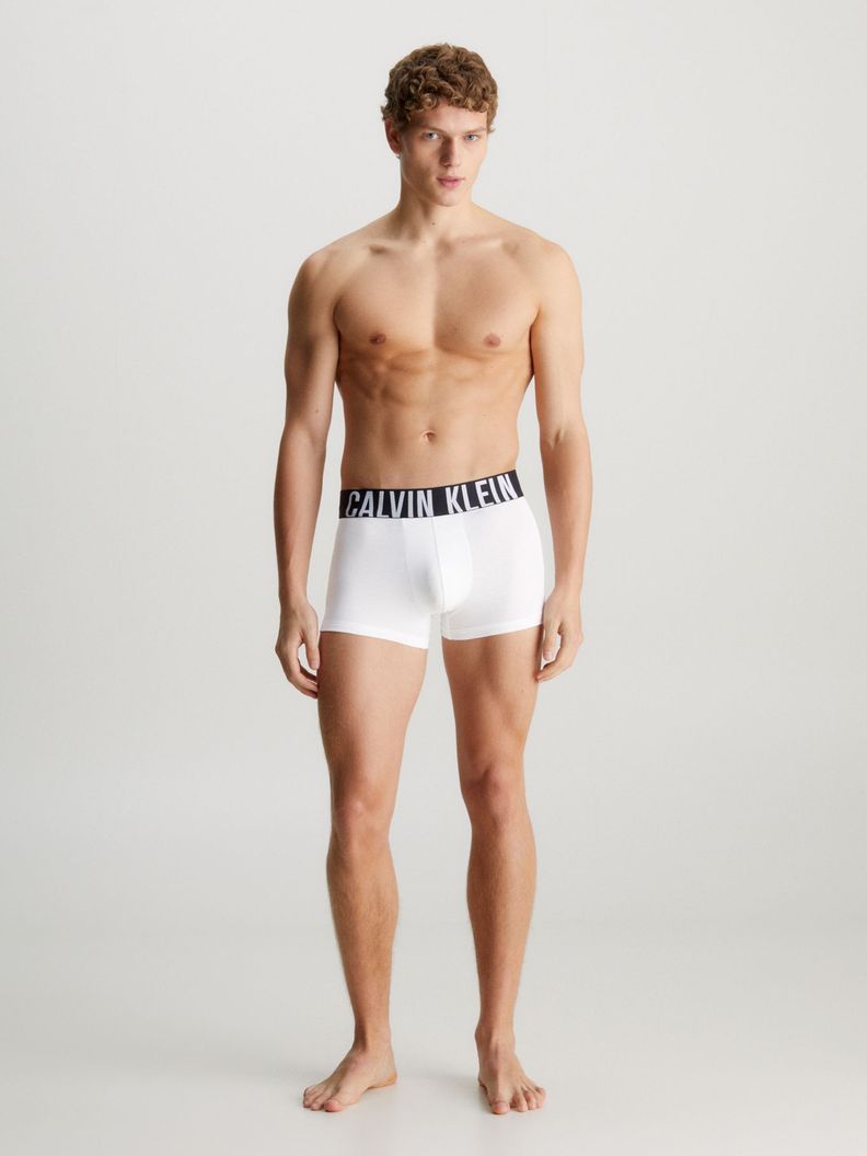 Pack 3 Bóxers Trunk Intense Power Blanco Calvin Klein-2
