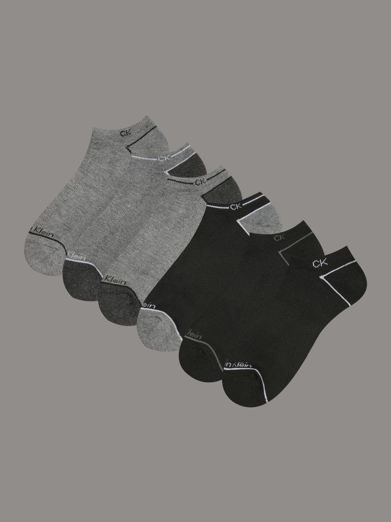 Pack 6 Calcetines Cushion N/Show Gris Calvin Klein-0
