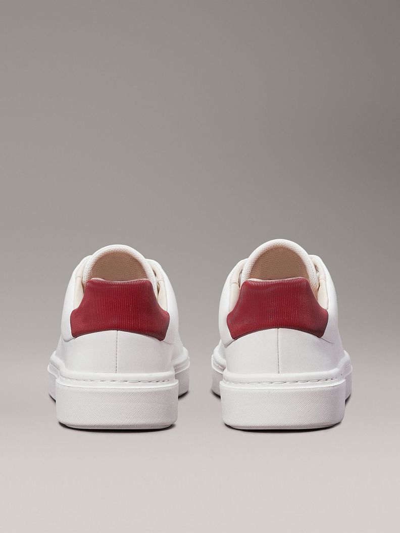 Zapatillas de Cuero Cupsole Lace Up Blanco Calvin Klein-1