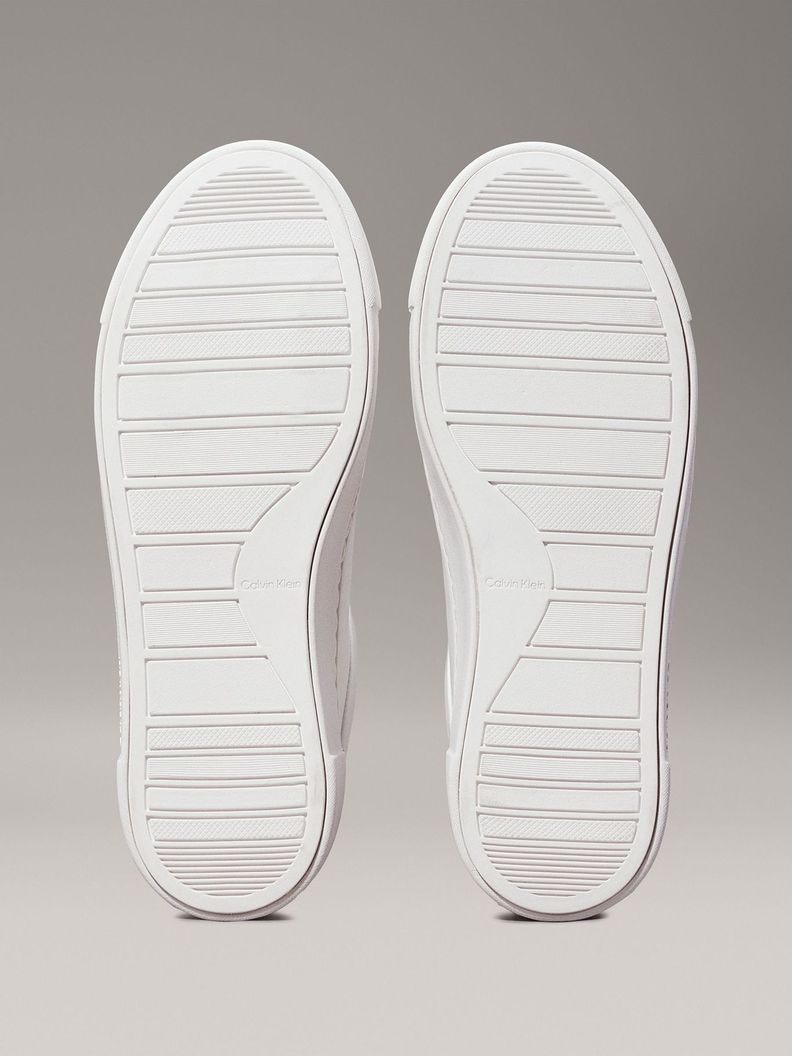Zapatillas de Cuero Cupsole Lace Up Blanco Calvin Klein-3