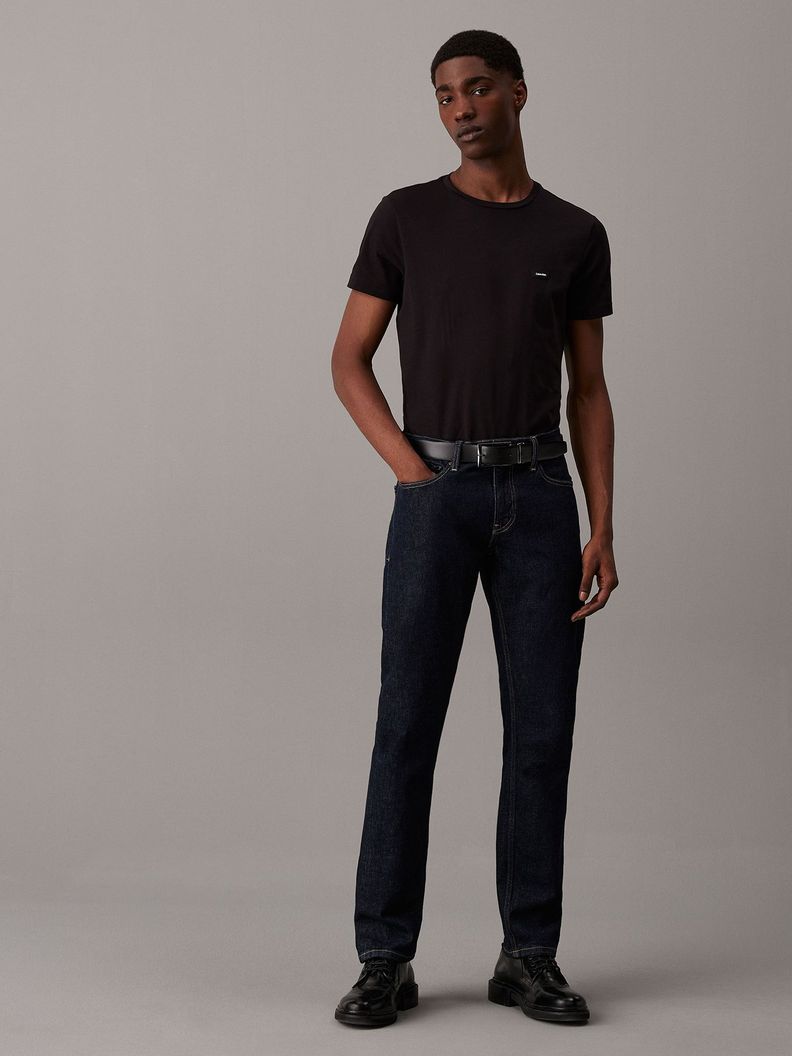 Polera Stretch Slim Fit Negro Calvin Klein-1