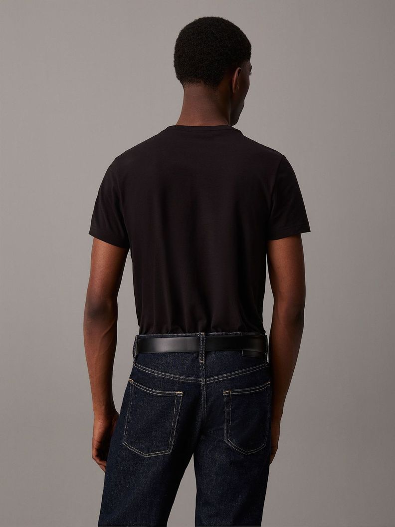 Polera Stretch Slim Fit Negro Calvin Klein-2