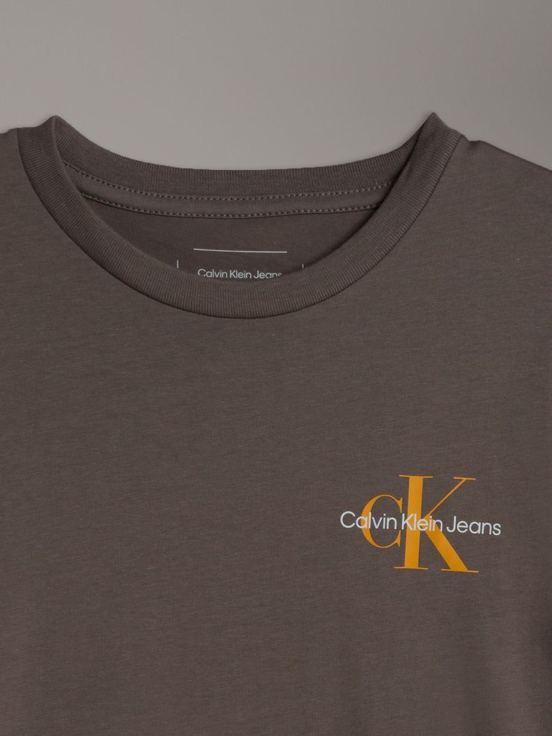 Polera Niño Chest Monologo Café Calvin Klein-2