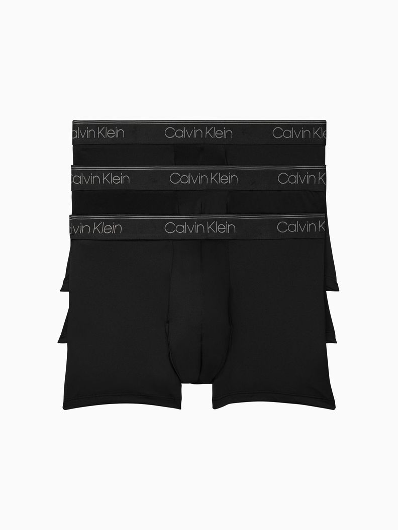 Pack 3 Boxers Cortos New Micro Negro Calvin Klein-0