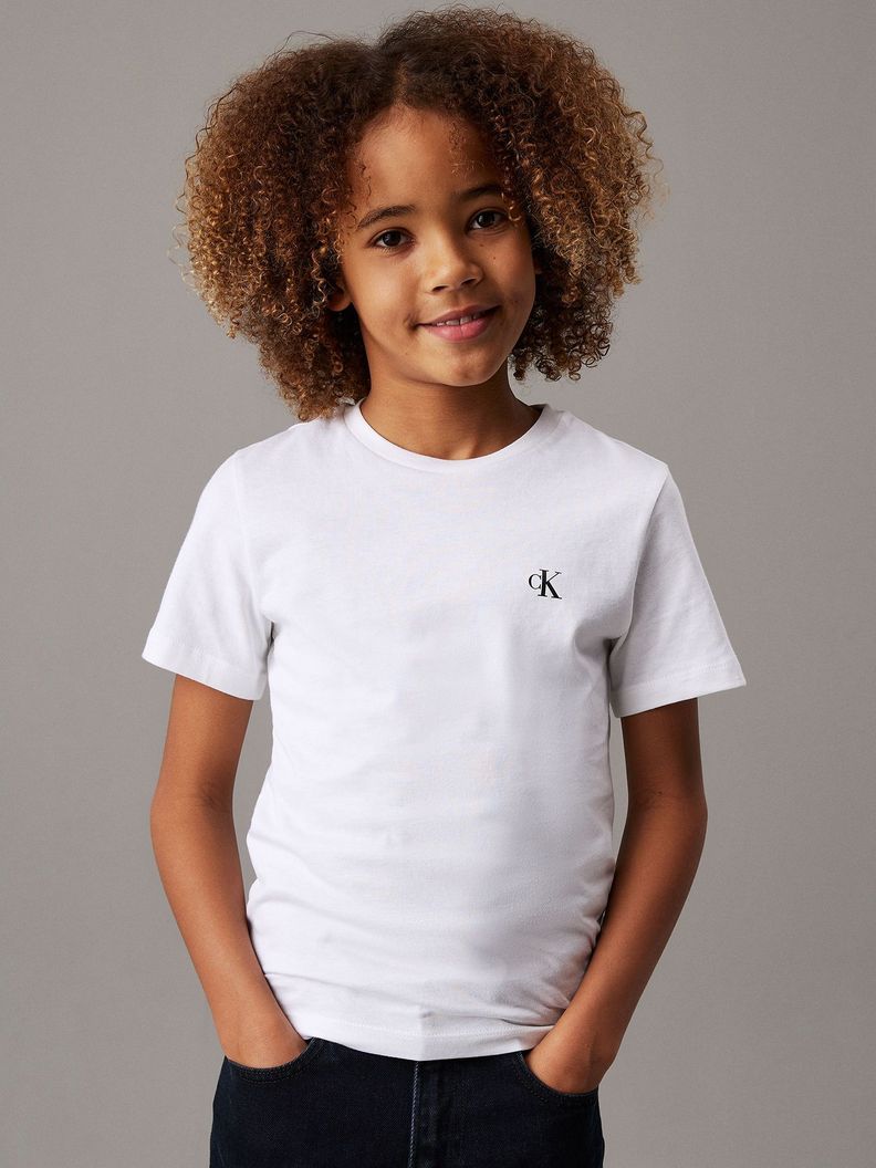 Pack 2 Poleras Niño Monogram Multicolor Calvin Klein-1