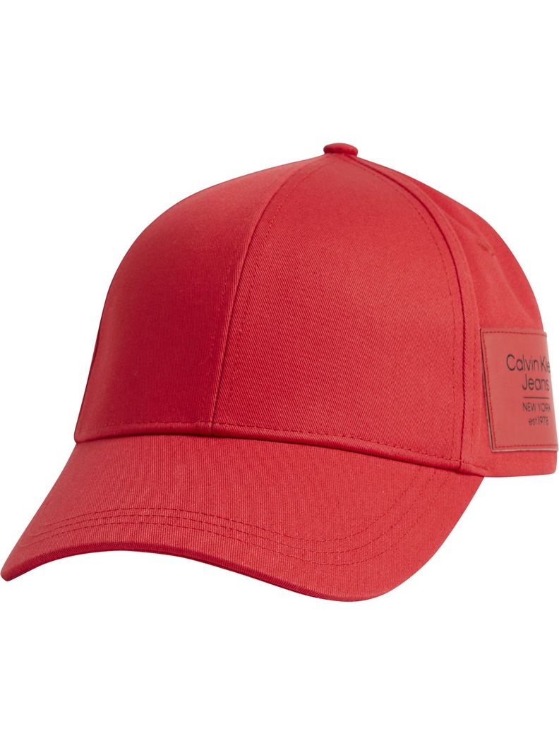 Gorra con logo Rojo Calvin Klein