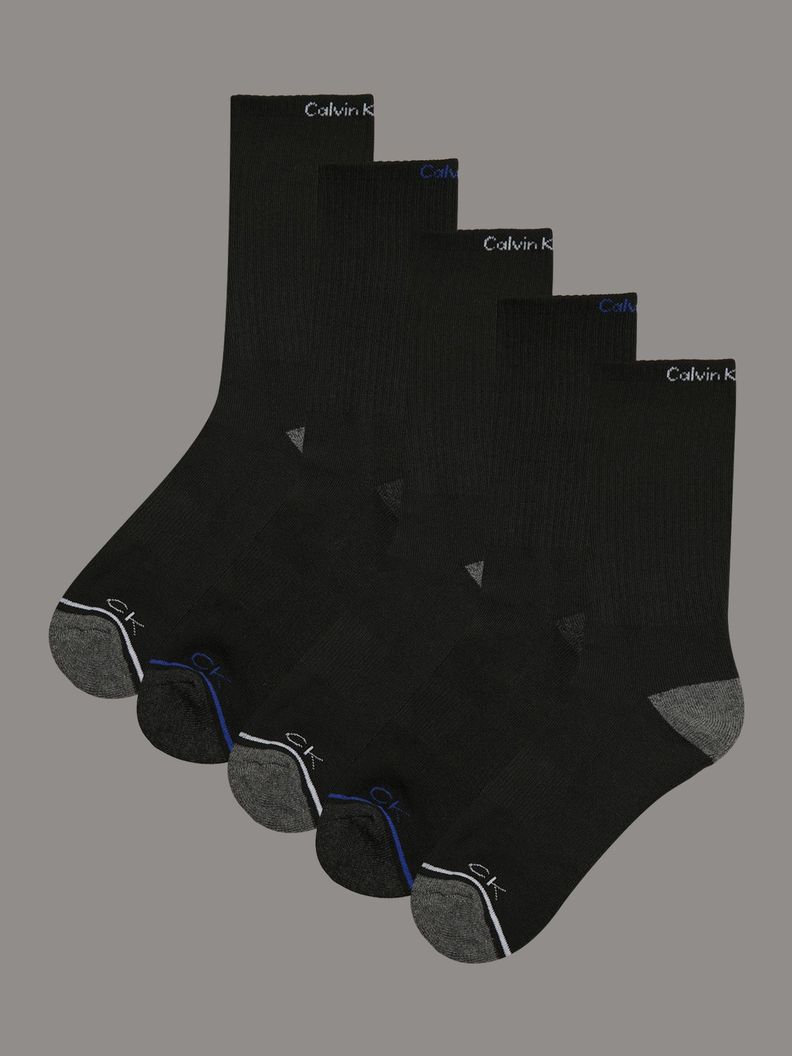 Pack 5 Calcetines Cushion Negro Calvin Klein-0